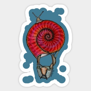 Flying snails Sticker